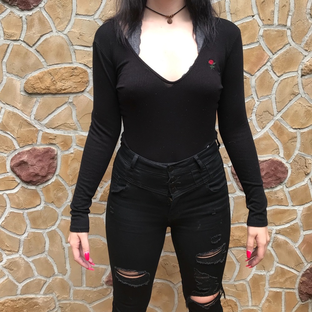 PacSun Rose Bodysuit